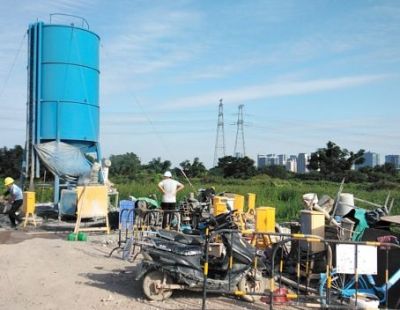 順德區(qū)橫八路項目工作照